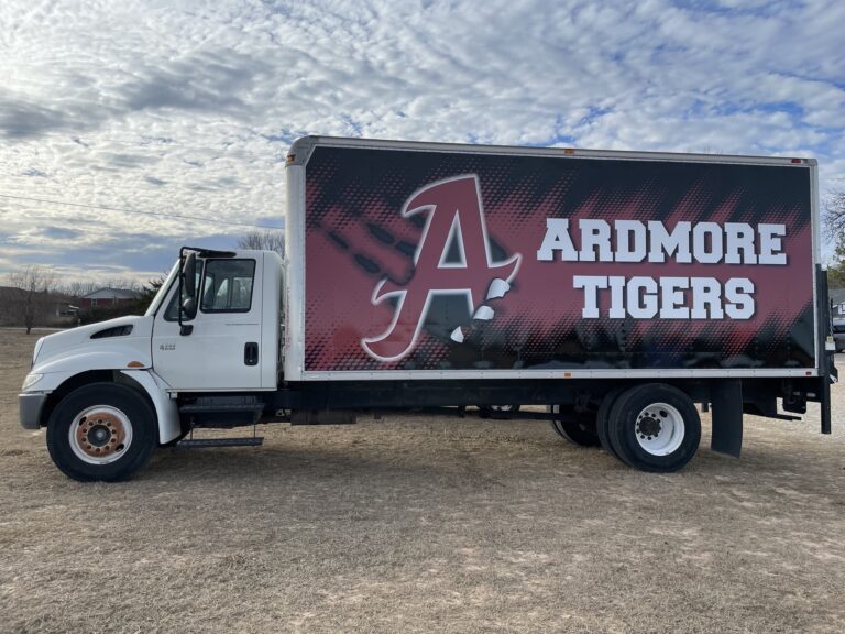 Ardmore Schools Box Truck Wrap