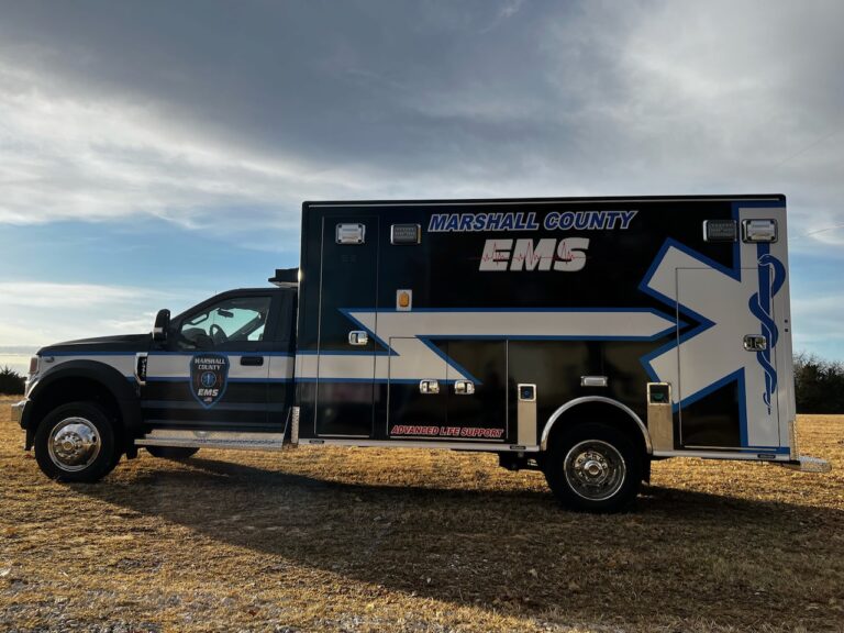 Marshall County EMS Ambulance Wrap