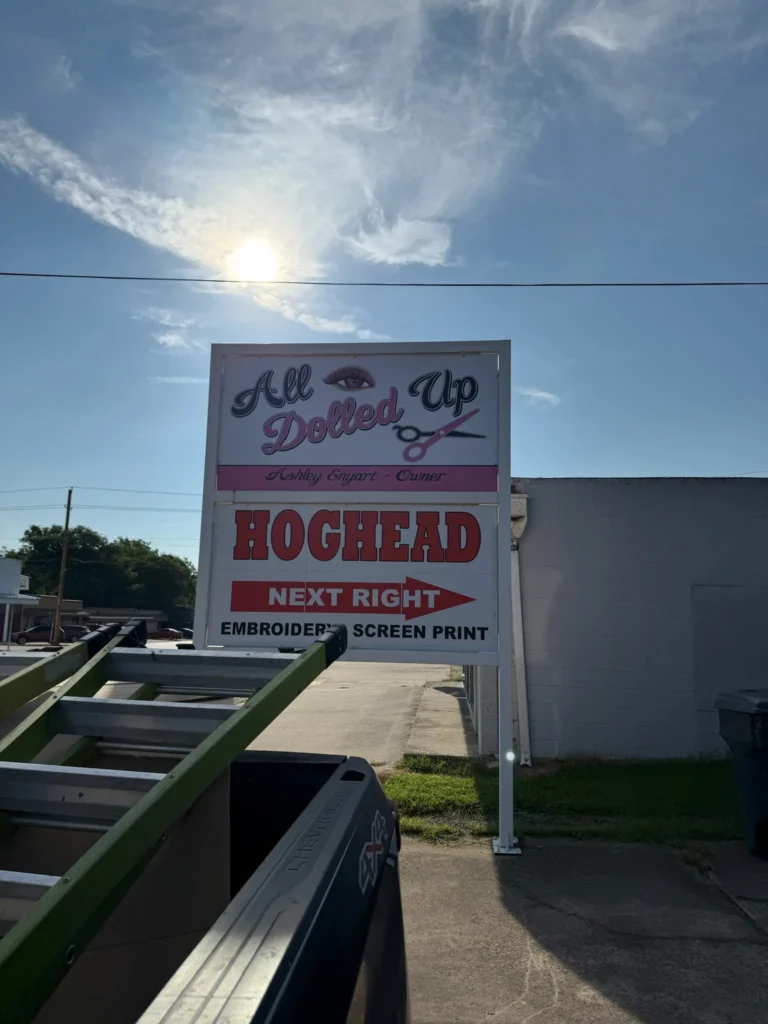 All Dolled Up Salon Gets a Fresh New Look with Custom Signage